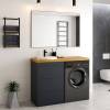 Мебель для ванной Brevita Grafit 60
