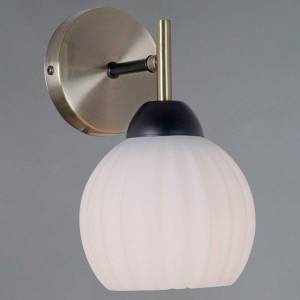 Настенный светильник Illumico IL0579-1WSQ-25 BK AB TRENTO