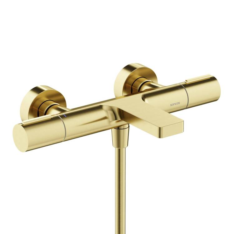 Смеситель для ванны Sancos Etna SC9006BG брашированное золото