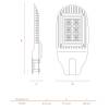 Уличный светильник Wolta Pro Трасса ДКУ04-150-102-2К ШБ140х60 фото 5