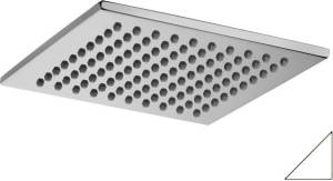 Верхний душ Paffoni Syncro ZSOF075BO белый матовый, 200x200мм