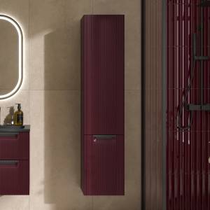 Шкаф-пенал Equil Астер (Aster) ppASTER36.R-44 правый, бордовый, 36x160 см