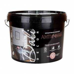 Декоративная штукатурка Dali-Decor Античная акриловая белая 15 кг