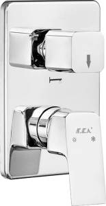 Смеситель для ванны с душем E.C.A. Tiera 102167305EX-K хром