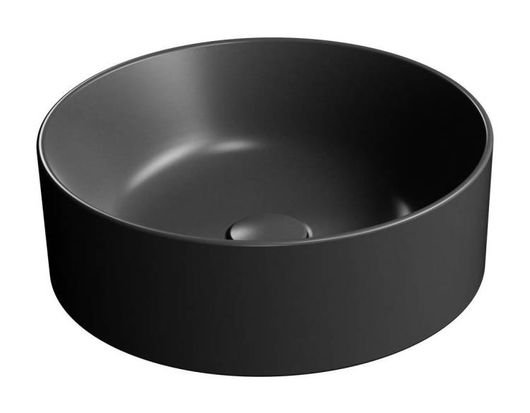 Раковина GSI Kube X 942626 черный матовый, 40x40