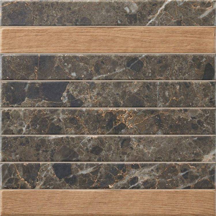 Керамическая плитка La Platera Caprice Capri Brick Black Mix 35x35
