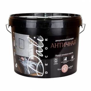 Декоративная штукатурка Dali-Decor Античная акриловая белая 15 кг
