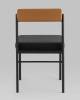 Набор из 2 стульев Stool Group Балла FDC7287 sDC6095-10+b270-28 X2 темно-серый, коричневая экокожа фото 4