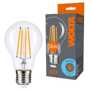 Светодиодная лампа Wolta Filament WF-A60-12W6KE27