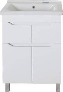 Тумба с раковиной ASB-Mebel Бари 60-2.2 белая