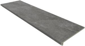Ступень Gres de Aragon Petra 971207 Peldano Redondo Antracita Liso 30x120