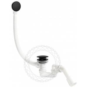 Слив-перелив Filarete FL90BL автомат, 90 см, черный