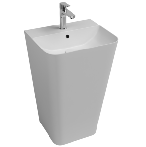 Раковина Isvea Sott'Aqua 10SQ37001SV-2L напольная, белый матовый, 50x42