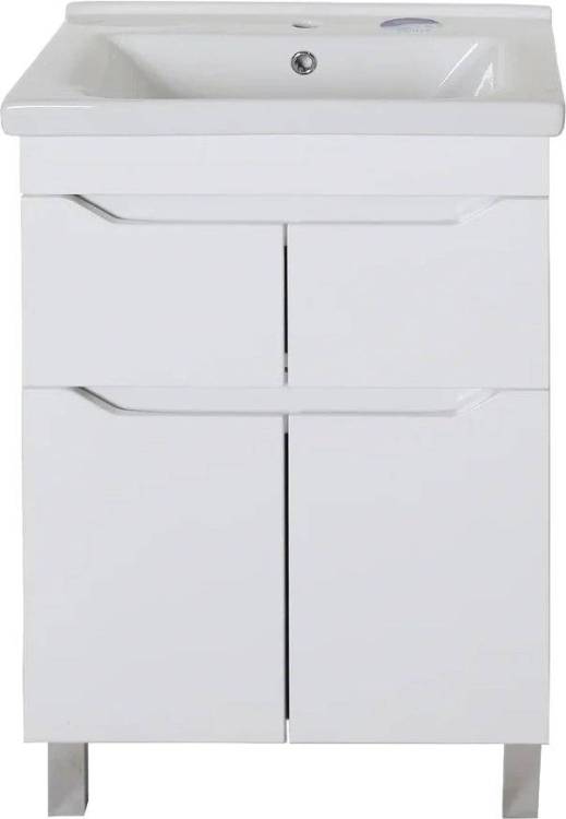 Тумба с раковиной ASB-Mebel Бари 60-2.2 белая