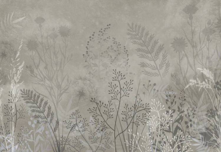 3D Фотообои Artegrafico «Композиция из полевых растений в теплых тонах» HRB-026 канвас