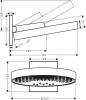Верхний душ Hansgrohe Rainfinity 26234700 фото 9