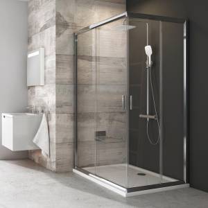 Дверь для душевого уголка Ravak BLRV2K-120 Transparent, профиль хром
