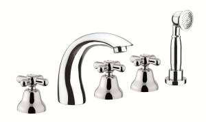 Смеситель на борт ванны Fiore Margot 26ZZ0608 бронза