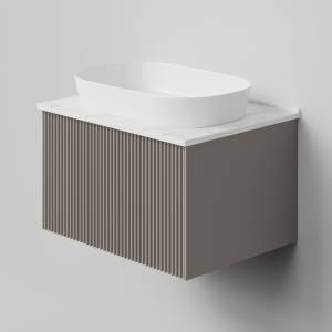 Тумба с раковиной La Fenice Terra Cappuccino NFNC-01-TER-C-60-3-M-GG бежевая матовая, 60 см