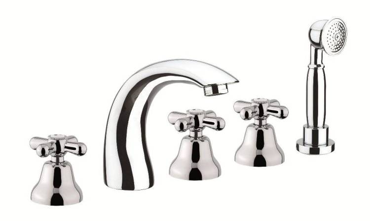 Смеситель на борт ванны Fiore Margot 26ZZ0608 бронза