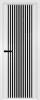 Межкомнатная дверь Profil Doors 3 AGP цвет профиля Вайт, стекло безопасное 6 мм черный триплекс 800x2000