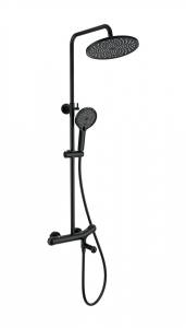 Душевая стойка Wonzon & Woghand WW-B3057-A-MB с термостатом, черный