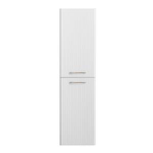 Шкаф-пенал BelBagno DUE-1500-2A-SC-BM-P Белый металлик