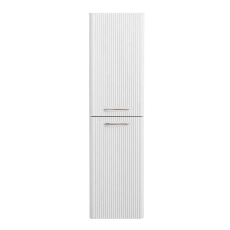 Шкаф-пенал BelBagno DUE-1500-2A-SC-BM-P Белый металлик