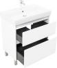 Тумба с раковиной Aquanet Nova Lite 2.0 75 348195 Белый глянец фото 7