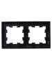 Рамка 2-постовая IEK Brite BR-M22-G-31-K02 черный матовый фото 4