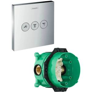 Переключатель потоков со скрытой частью Hansgrohe ShowerSelect 15764000S хром