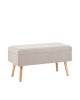Банкетка Stool Group Сторми 19B485LK-27A серый с ящиком