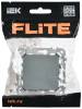 Выключатель 1-клавишный IEK Flite FI-V10-0-10-1-K03 серый фото 7