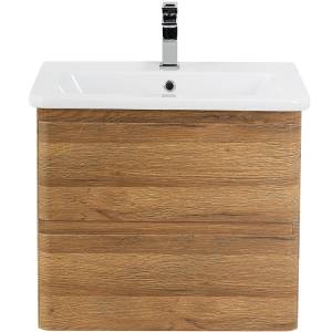Тумба под раковину Belbagno Albano-Cer ALBANO-CER-500-2C-SO-RR 47x44x50 Rovere Rustico подвесная с двумя выкатными ящиками
