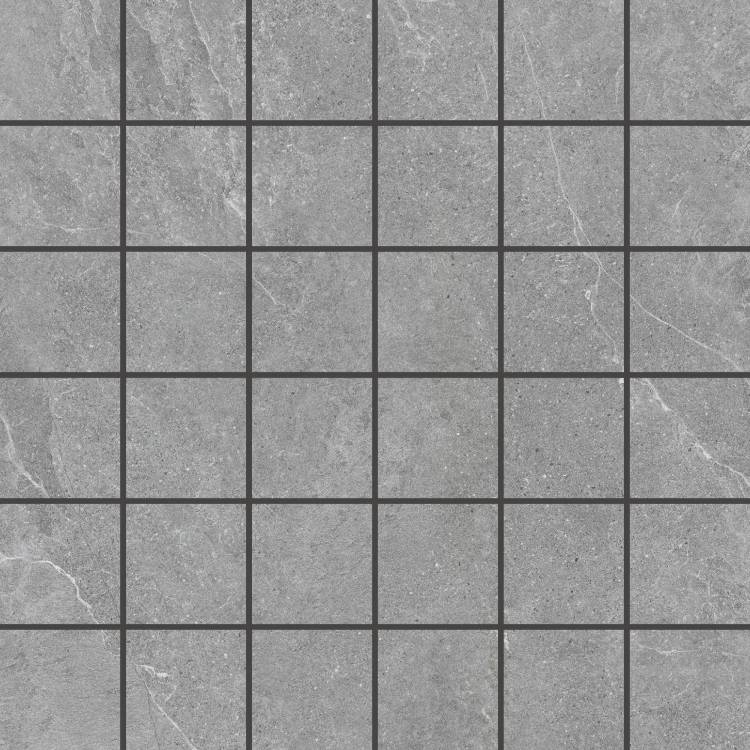 Мозаика Bonaparte Керамическая мозаика Ground Grey (4.8x4.8) 30x30