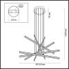 Подвесной светодиодный светильник Odeon Light Rudy 3890/96L фото 2