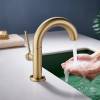 Смеситель для раковины Elghansa Radiant 1637181-MattGold матовое золото фото 5