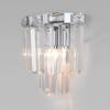 Настенный светильник Eurosvet Elegante 10130/1 хром/прозрачный хрусталь Strotskis