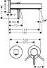 Смеситель для раковины Hansgrohe Finoris 76051670 матовый черный фото 3