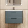 Тумба с раковиной Uperwood Foster New подвесная, серый графит, 70 см