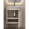 Тумба с раковиной Uperwood Aurora подвесная, бежевый матовый, 50 см фото 8