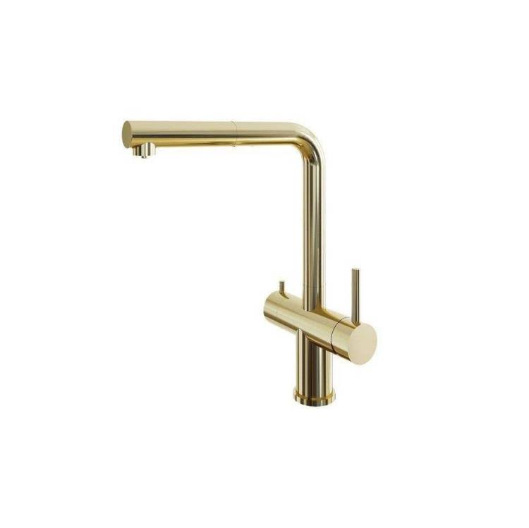 Смеситель для кухни Grandex aqua Handy 9020961 -P золотой