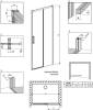 Душевая дверь в нишу Radaway Idea Black DWJ 130 R фото 7