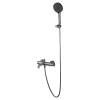 Смеситель для ванны Wonzon & Woghand WW-88639017-BGM с душевым гарнитуром, темный графит