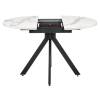 Стол Bradex Home Rudolf RF 0522 белый мрамор, чёрный 90(120)x90x75 фото 12