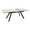 Стол Bradex Home Adam RF 0418 керамогранит бежевый, черный 140(190)x90x75 фото 5