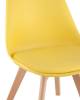 Набор из 4 стульев Stool Group Frankfurt New Y863-V seat yellow X4 желтый фото 7