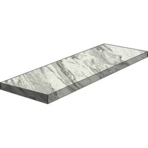 Ступень Italon Скайфолл 620070001559 Бьянко Парадизо Угловая Левая Пат Рет 33x120