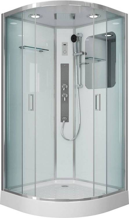 Душевая кабина Niagara Premium NG-6002-01G 100х100х210, с низким поддоном