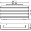 Комплект полок Wasserkraft K-72233 (K-1133 + K-722 x 3) фото 3